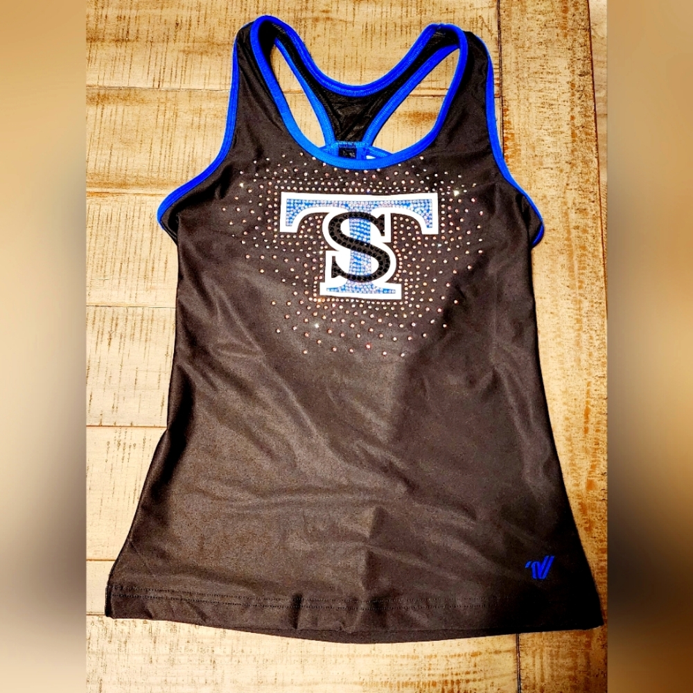 Varsity Twist & Shout Tank Top